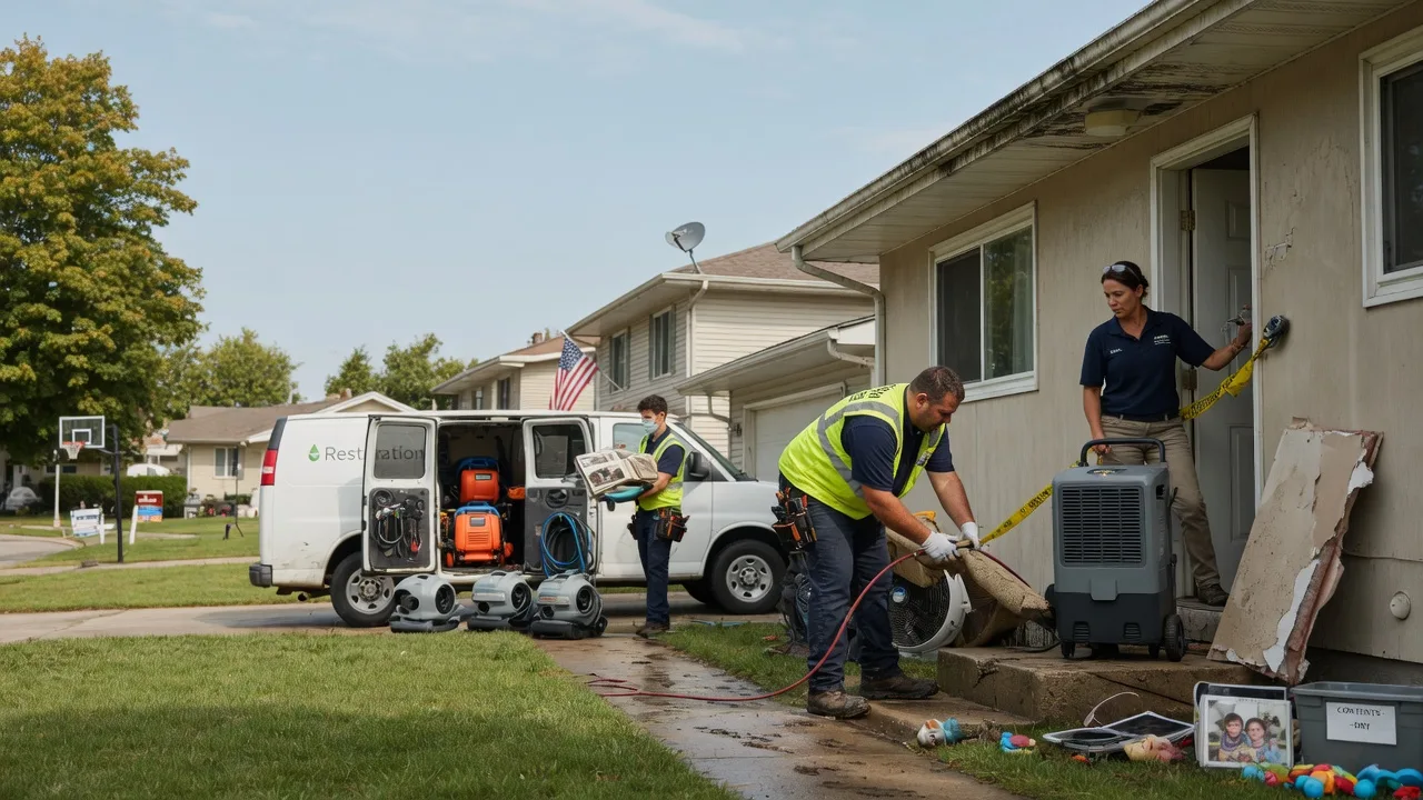 Water Damage Restoration in Tustin, MI near me